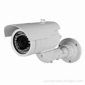 Wide Dynamic Range Camera with 4 to 9mm Varifocal Manual Iris Lens and All-in-one Bracket